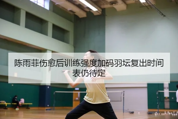 陈雨菲伤愈后训练强度加码羽坛复出时间表仍待定