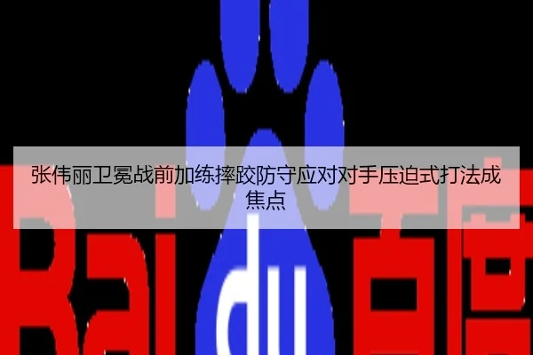 张伟丽卫冕战前加练摔跤防守应对对手压迫式打法成焦点